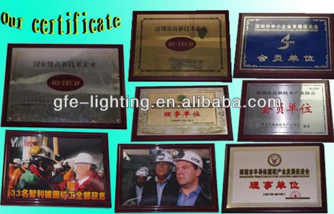 Ασύρματος OLED λαμπτήρα ανθρακωρύχων πιστοποιημένο ATEX με επαγωγική φόρτιση για υπόγεια εξόρυξη 9