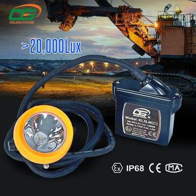 KL5LM 20000Lux LED Corded Mining Lamp Safety Anti έκρηξη Miners Headlamp Cap Lamp