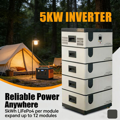 51.2V 15 KWH SPS002 Διαχωρισμένος συσσωρευτής LiFePO4 5KW ηλιακός μετατροπέας για χρήση εκτός δικτύου