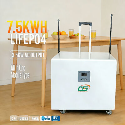 BH-7.5KWH All in One Φορητός Σταθμός Παραγωγής Ενέργειας Σύστημα Αποθήκευσης Μπαταρίας 7.5 kWh 51.2v 3.6Kw Lifepo4 Μπαταρία