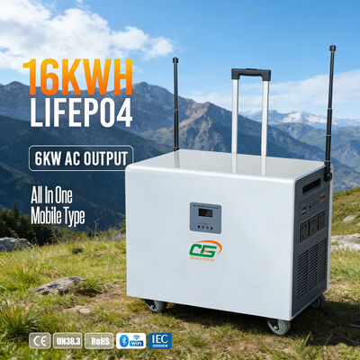 BH-16KWH All in One Portable Power Station Battery Storage System 51.2v 6Kw LiFePO4 External Battery for Car