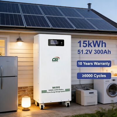 NK005 48V 51.2V 15kWh 300Ah Lifepo4 Μπαταρία Lithium Μπαταρίες Ηλιακής Ενέργειας Σύστημα Αποθήκευσης Ενέργειας Οικίας με BMS