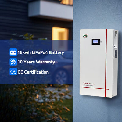 BG03 51.2V 100A 200Ah 10kWh Τείχος LiFePO4 μπαταρία με σύστημα αποθήκευσης ενέργειας στο σπίτι