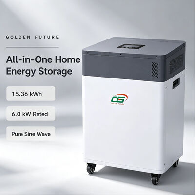 Χονδρικός 6kW 51.2V 300Ah LiFePO4 All-in-One Υβριδικός Ηλιακός Μετατροπέας με μπαταρία αποθήκευσης ενέργειας για ηλεκτρική ενέργεια στο σπίτι